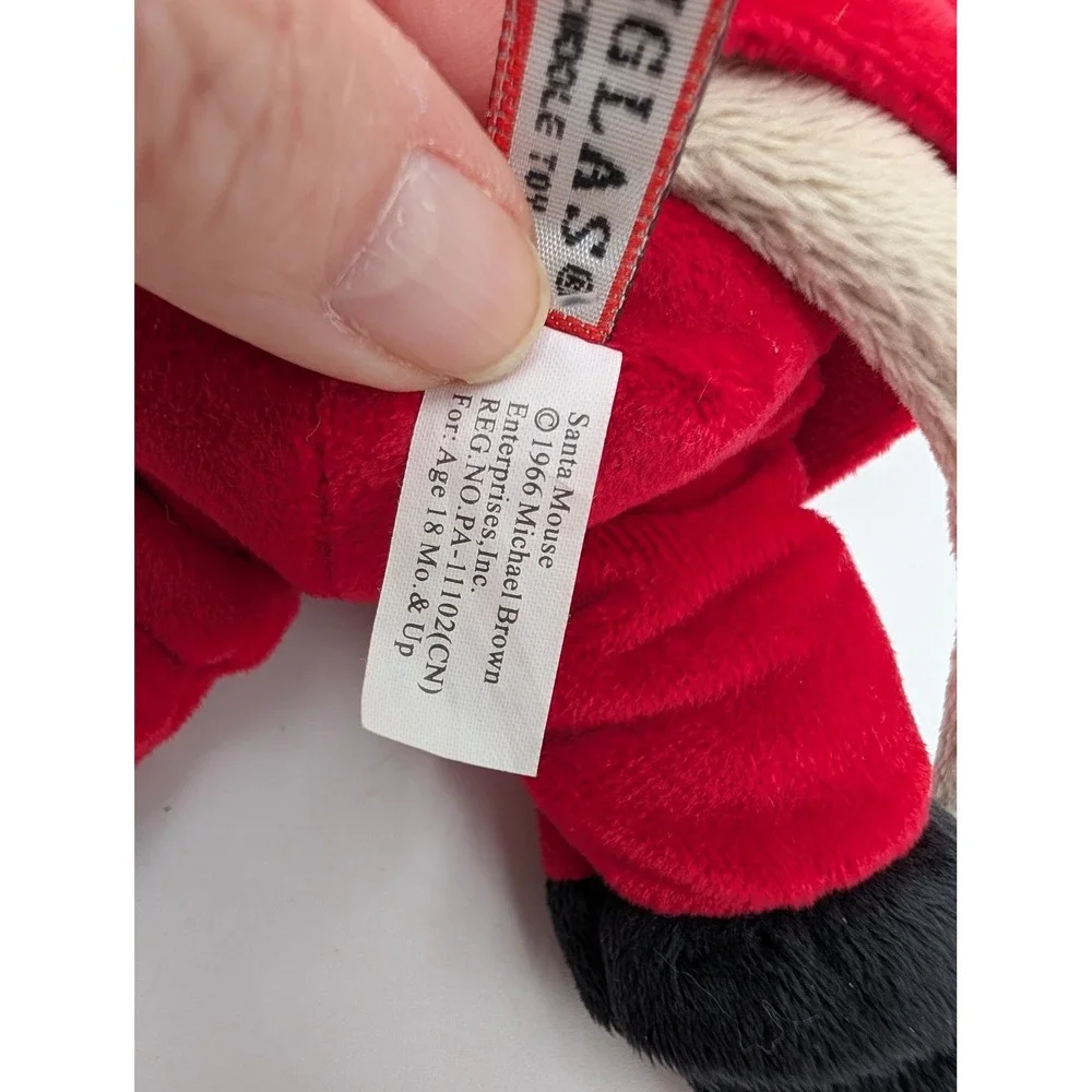 Douglas Santa Mouse Plush Michael Brown Christmas Stuffed Animal